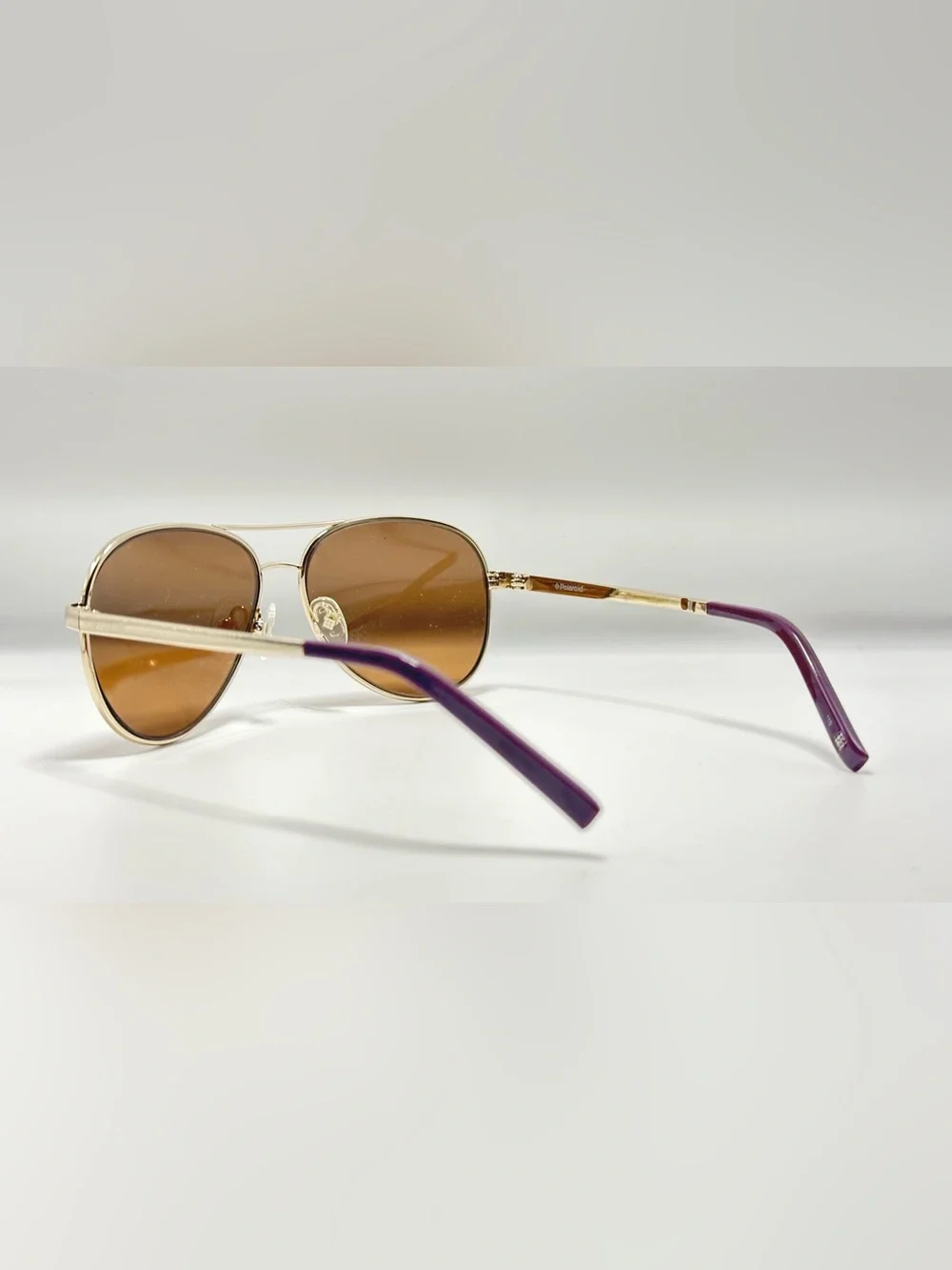 Polaroid PLD4000/S Gold Purple Pilot Sunglasses Frames Only